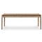 Rose Coastal Beach Brown Wood Rectangular Outdoor Dining Table - Large - 81&quot;W|Kathy Kuo Home