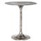 Mona Modern Classic Silver Aluminum Outdoor Counter Table - 32&quot;W|Kathy Kuo Home