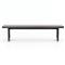 Judith Industrial Loft Black Stone Outdoor Dining Bench|Kathy Kuo Home