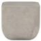 Yvonne Industrial Loft Grey Concrete Outdoor Square Block End Table|Kathy Kuo Home