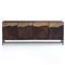 Baylor Industrial Loft Brown Ombre Iron Media Console|Kathy Kuo Home