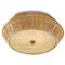 Rica Coastal Beach Brown Rattan Flush Mount|Kathy Kuo Home