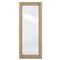 Mara Coastal Beach Brown Abaca Rope Clear Glass Floor Mirror|Kathy Kuo Home