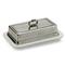 MATCH Modern Convivio White Ceramic Butter Dish - Small|Kathy Kuo Home