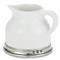 MATCH Modern Convivio Base White Ceramic Creamer|Kathy Kuo Home