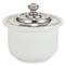 MATCH Modern Convivio White Ceramic Sugar Bowl|Kathy Kuo Home