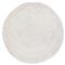 Arctic Circle Modern White Wool Shag Washable Rug - 8&#39;2&quot; Round|Kathy Kuo Home