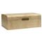Worlds Away Mira Modern Brown Burl Wood Antique Brass Accent Decorative Box|Kathy Kuo Home