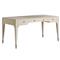 Roslyn French Country White Oak Wood Rectangular Writing Desk|Kathy Kuo Home