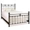 Perthia French Country Matte Black Iron Bed - Queen|Kathy Kuo Home