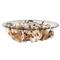 Natasha Coastal Beach Clear Glass Top Natural Teak Root Coffee Table|Kathy Kuo Home