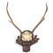 Xyla Rustic Lodge Natural Brown Deer Antlers Wall Sculpture|Kathy Kuo Home