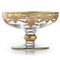 Baroque Hollywood Regency Gold Accent Glass Soap Dish Bowl|Kathy Kuo Home