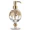 Baroque Hollywood Regency Gold Accent Glass Soap Dispenser|Kathy Kuo Home