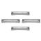 Tavola Modern Silver Pewter Knife Rest - Set of 4|Kathy Kuo Home
