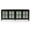 Elizabeth Modern Classic Black Iron Media Cabinet|Kathy Kuo Home