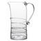Juliska Amalia Modern Classic Clear Bohemian Glass Pitcher|Kathy Kuo Home