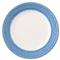 Juliska Le Panier Delft Blue Band White Ceramic Salad Plate|Kathy Kuo Home