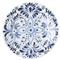 Juliska Iberian Journey Indigo Coastal White Ceramic Salad Plate|Kathy Kuo Home