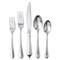 Juliska Berry &amp; Thread Silver Stainless Steel 5 Piece Flatware Set|Kathy Kuo Home