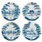 Juliska Country Estate Delft Blue Ceramic Party Plates - Set of 4|Kathy Kuo Home