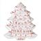 Juliska Country Estate Winter Frolic White Ceramic Tree Platter|Kathy Kuo Home