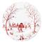 Juliska Country Estate Winter Frolic White Ceramic Salad Plate|Kathy Kuo Home