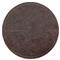 Tanner Rustic Brown Hide Round Placemat - Set of 2|Kathy Kuo Home
