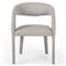 Alexander Mid Century Modern Light Grey Performance Dining Arm Chair|Kathy Kuo Home