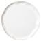 Forma Cloud Modern Classic White Stoneware Dinner Plate|Kathy Kuo Home