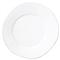 Lastra Modern Classic White Stoneware Dinner Plate|Kathy Kuo Home