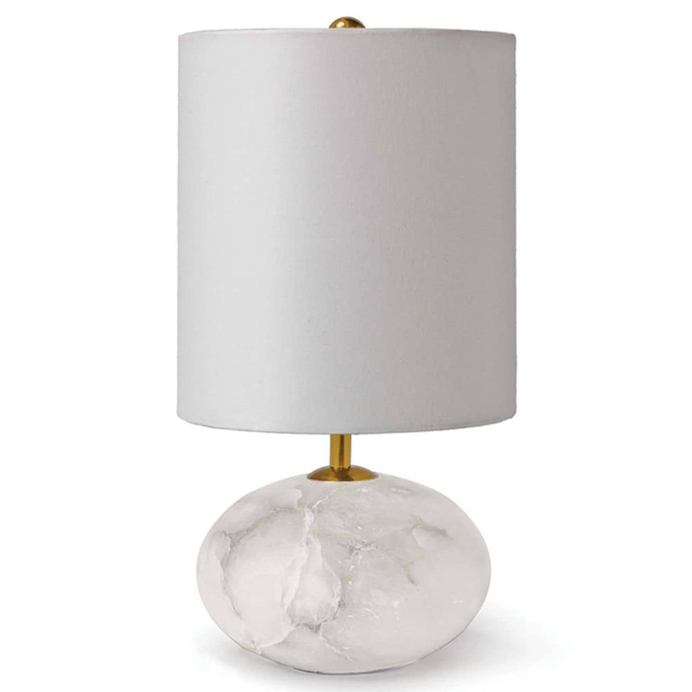 Modern Classic White Alabaster Table Lamp|