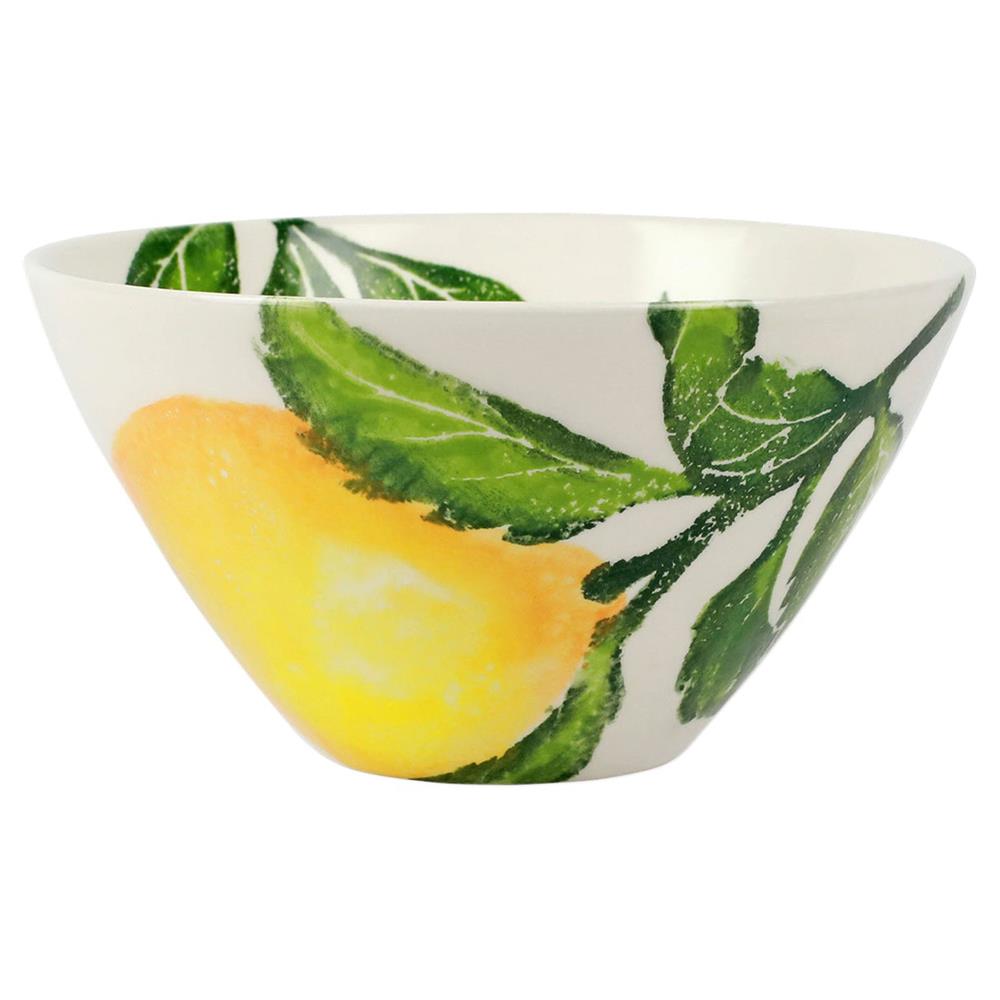 Limoni Modern Classic White Stoneware Cereal Bowl|