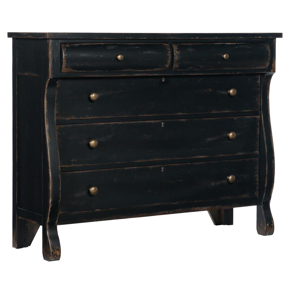 blue dress for baby girl Fletcher 6 Drawer Dresser, Distressed Black by Four Hands – High Fashion  Home main image 1