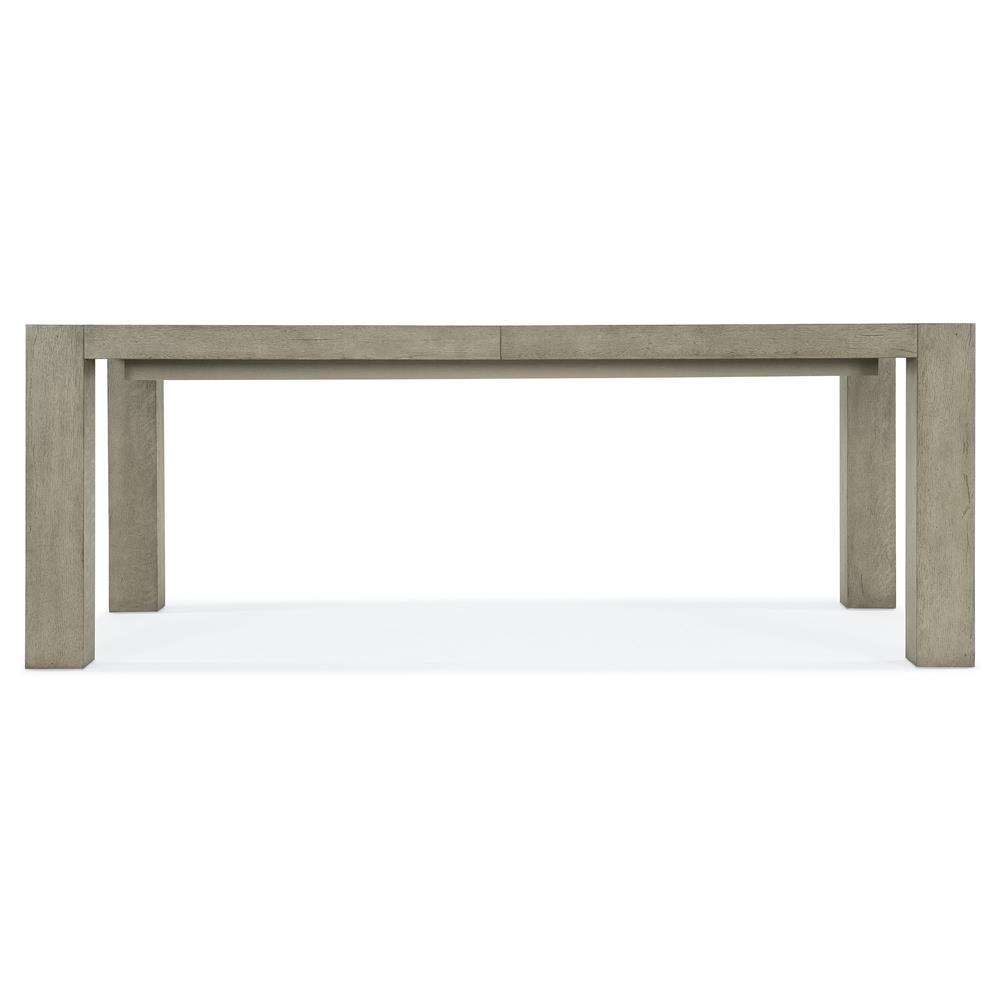 Luca Rustic Lodge Oak Wood Rectangular Extendable Dining Table - 82.25-106.25"W|