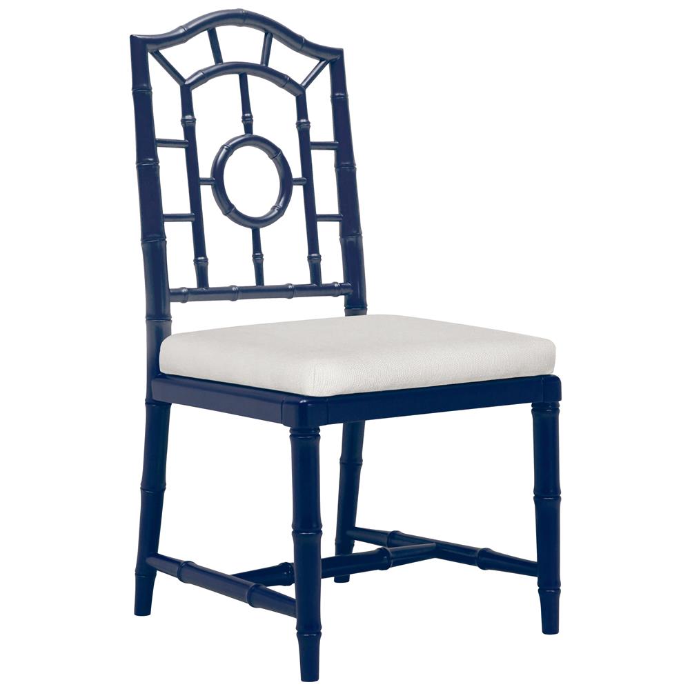 Villa & House Chloe Hollywood Regency Linen Blue Chippendale