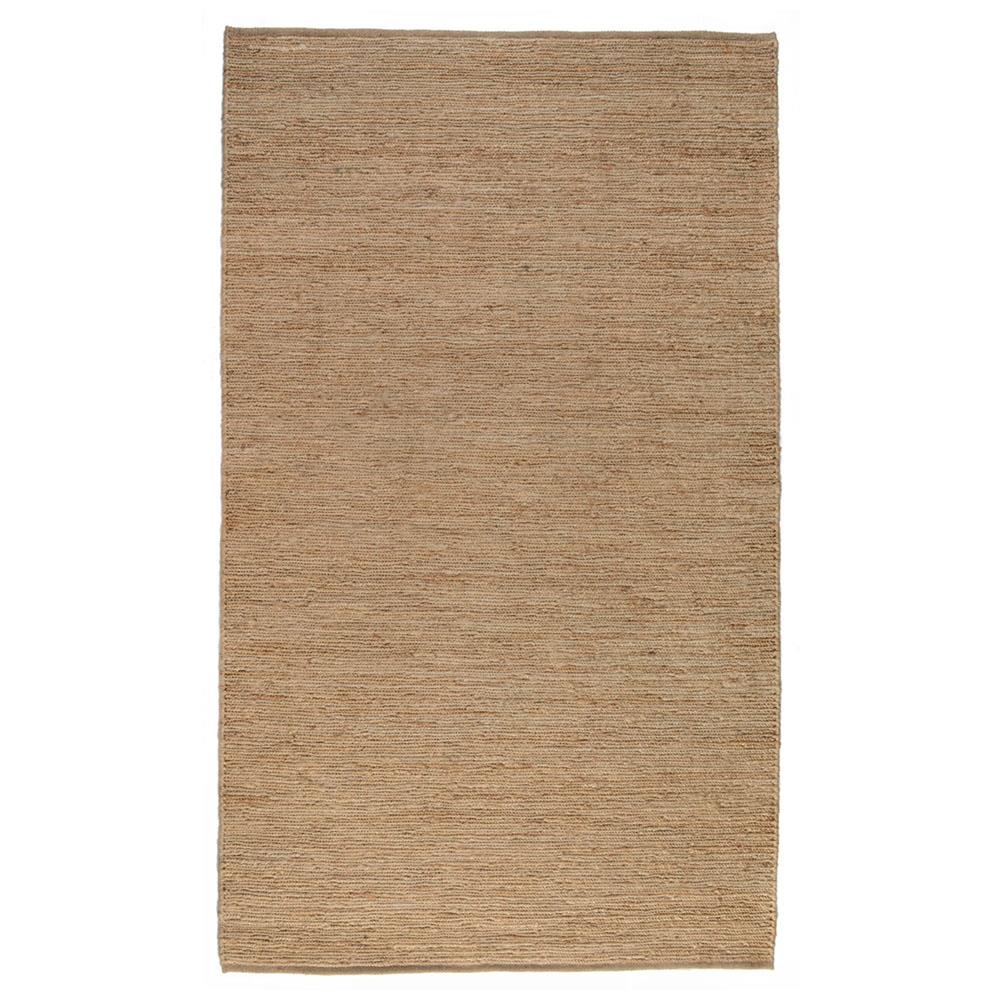 Sian Coastal Beach Natural Solid Jute Rug - 5'x8'|