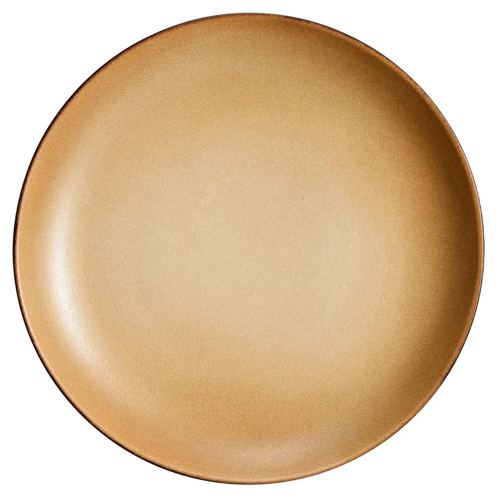 L'Objet Terra Modern Classic Brown Porcelain Dinner Plate|
