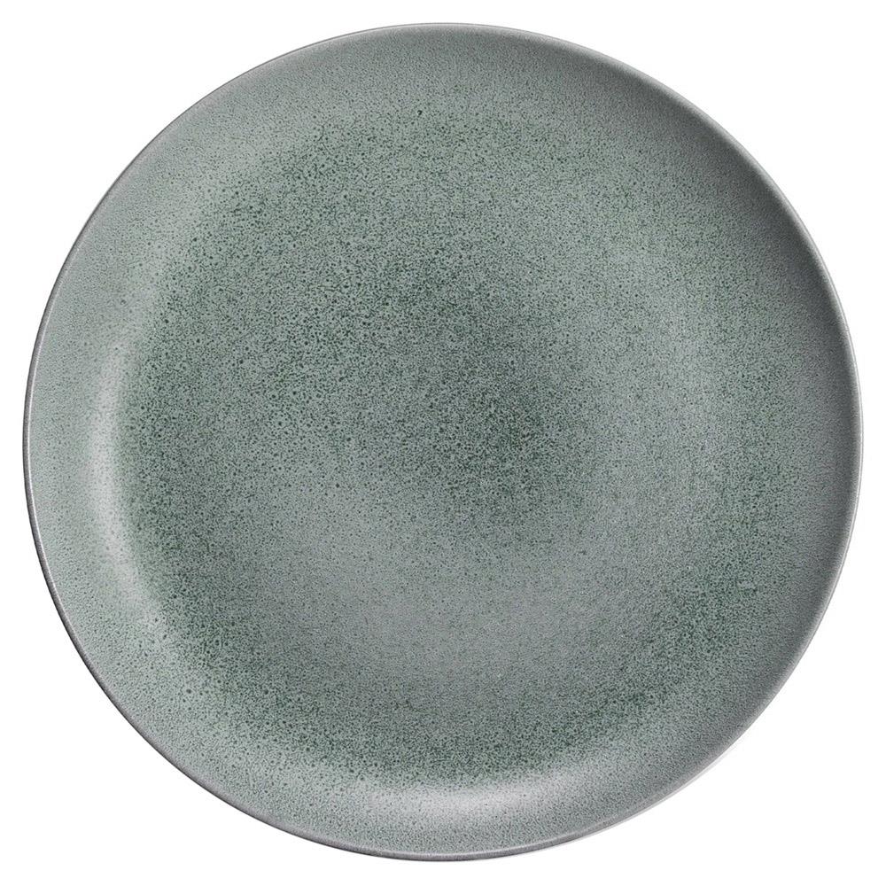 L'Objet Terra Modern Classic Green Porcelain Dinner Plate|