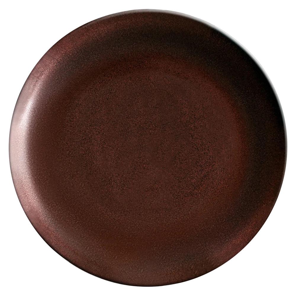 L'Objet Terra Modern Classic Red Porcelain Dinner Plate|