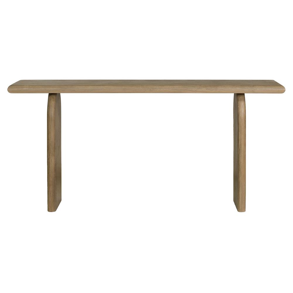 Suriya Rustic Lodge Brown Wood Rectangular Console Table|