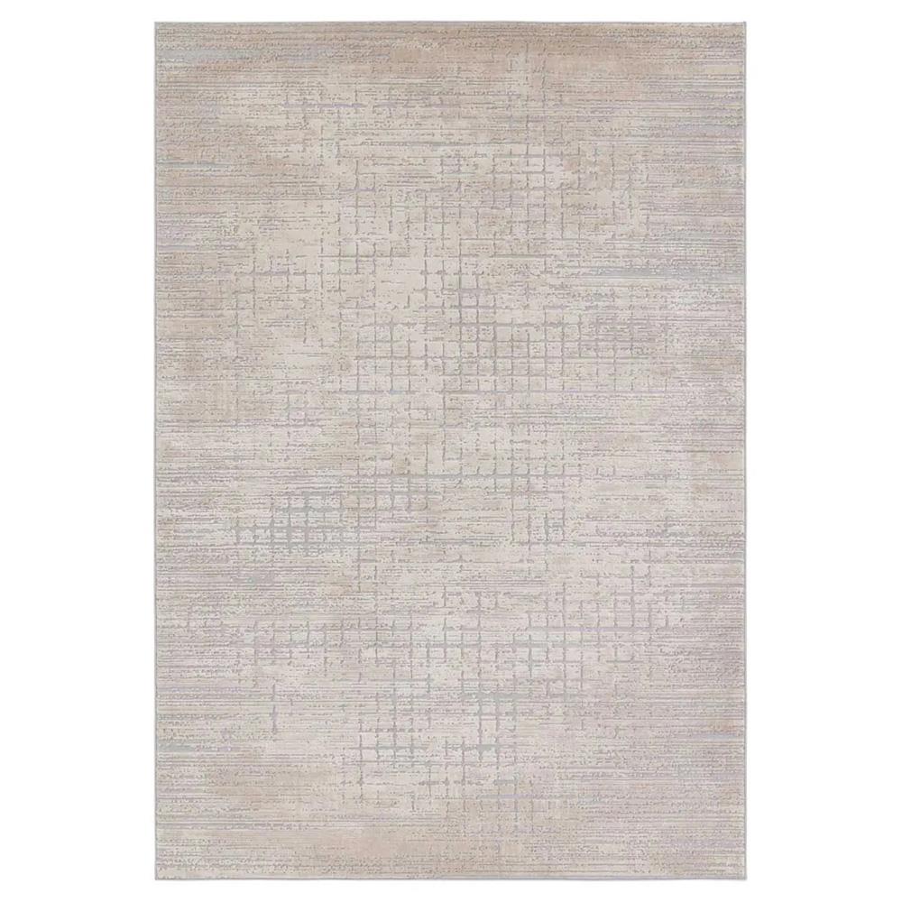 Marinett Modern Classic Beige Abstract Patterned Rug - 6'5"x9'6"|