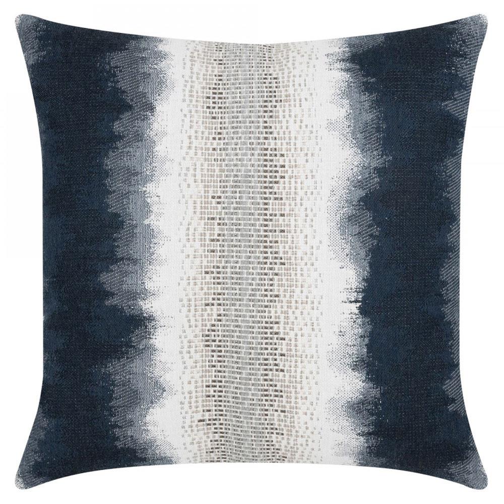 Resilience Coastal Beach Indigo Blue Indoor Outdoor Throw Pillow - 20x20|