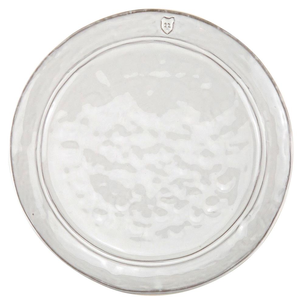 Firenze Modern Classic White Ceramic Salad Plate|