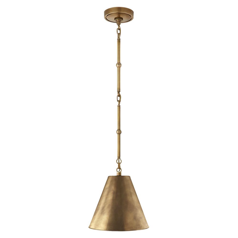 Visual Comfort Goodman Antique Brass Shade Hanging Shade - Petite|