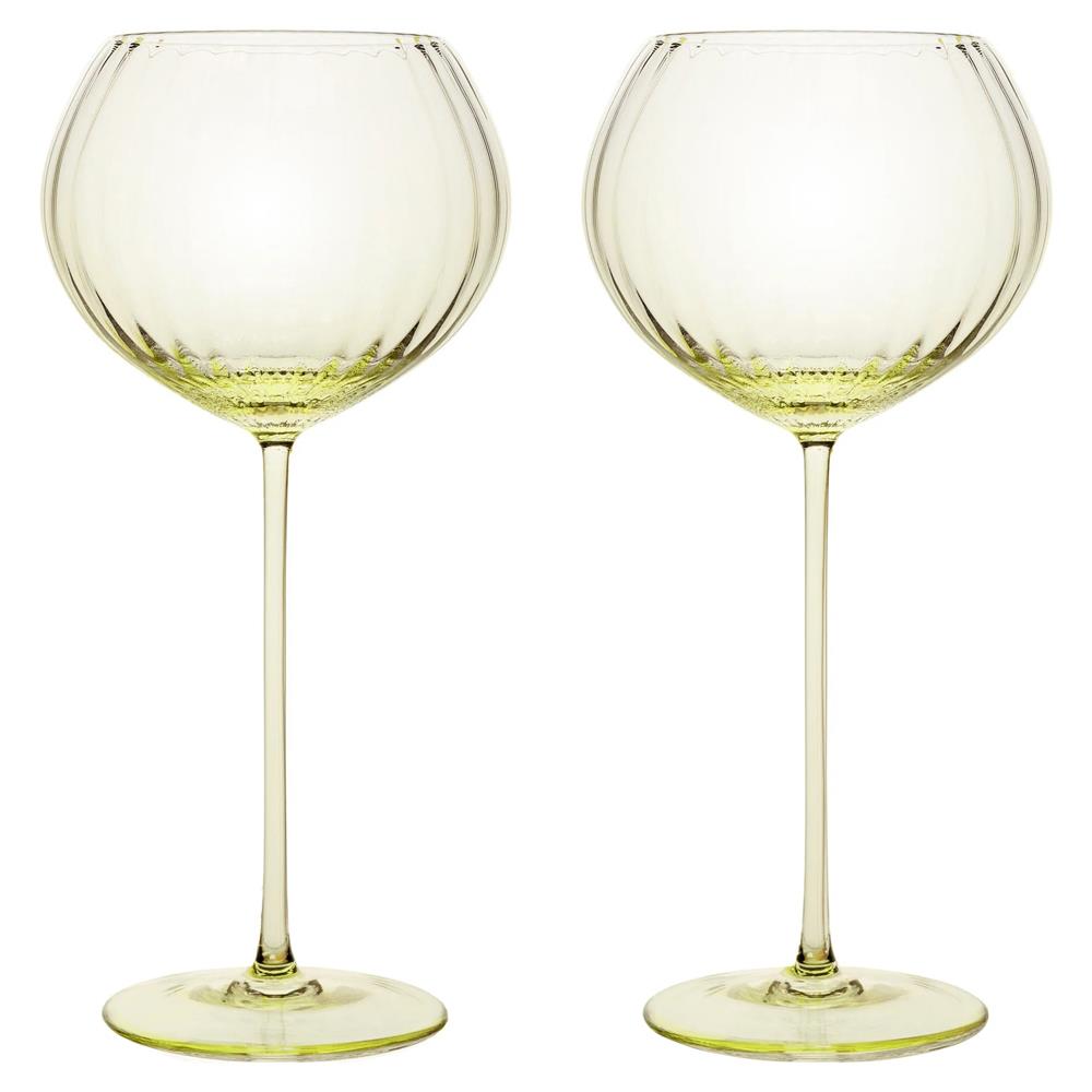 Quinn Modern Classic Citrine Red Wine Glass - Set of 2|