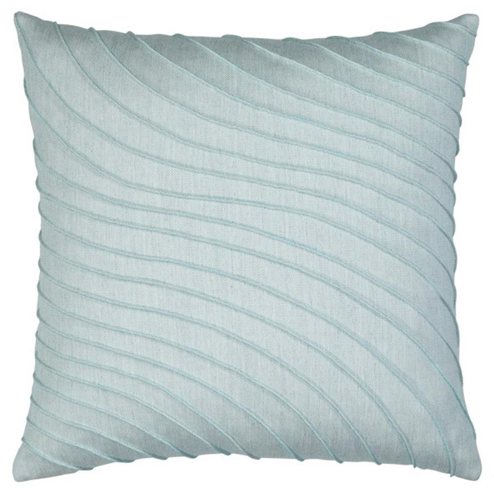Tidal Coastal Beach Glacier Blue Indoor Outdoor Throw Pillow - 20x20|