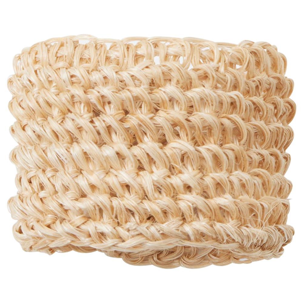 Emmy Coastal Beach Natural Crochet Napkin Ring - Set of 4|