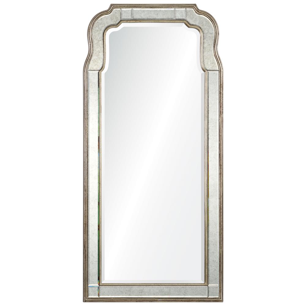 ハリウッドリージェンシー　ミラー Holiday Hollywood Regency Antique Silver Leaf Frame Arch