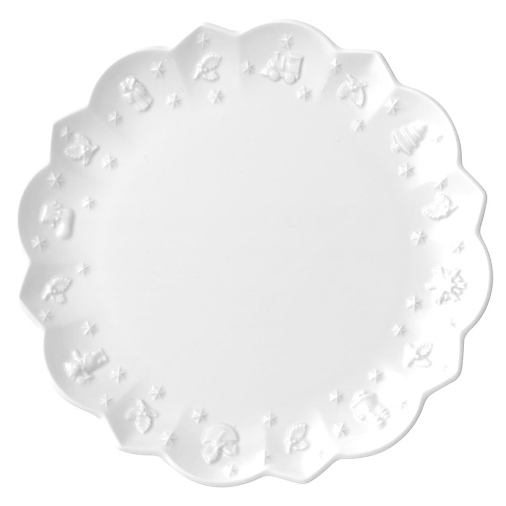 Toys Delight Royal Modern Classic White Porcelain Salad Plate|